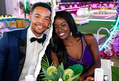 justine and caleb from love island|Love Island: Justine Ndiba Speaks Out After Caleb。